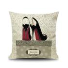 Romwe High Heels Print Cushion Cover