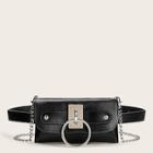 Romwe Metal Ring Decor Bum Bag