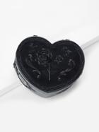 Romwe Heart Pattern Jewelry Box