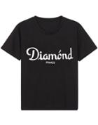 Romwe Round Neck Letter Print Black T-shirt