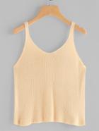 Romwe Knit Cami Top