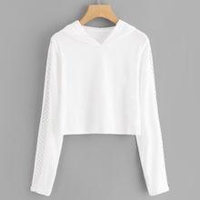 Romwe Fishnet Panel Sleeve Tee