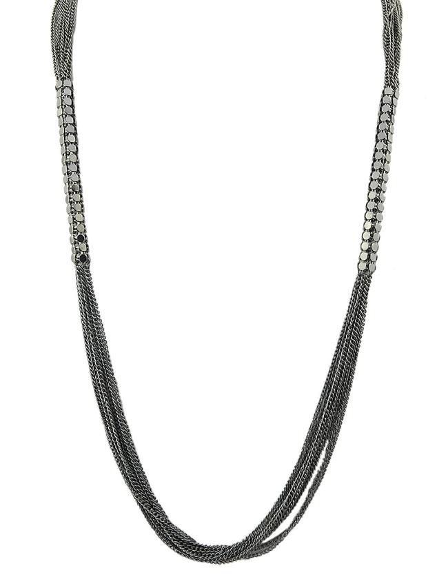 Romwe Popular Style Multilayers Long Chains In Necklace