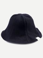 Romwe Black Casual Collapsible Cotton Bucket Hat