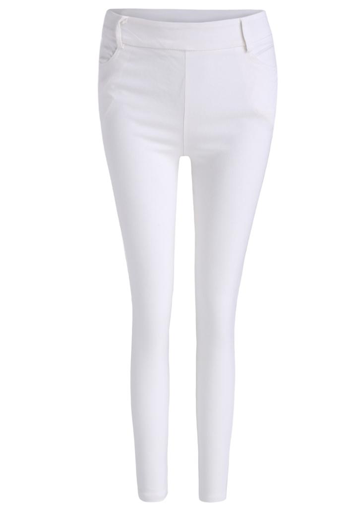 Romwe Side Zipper Slim Pant