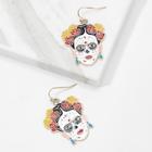 Romwe Figure Shaped Drop Earrings 1pair