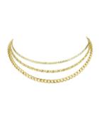 Romwe Gold Multi Layers Chain Boho Necklace Women Accessories
