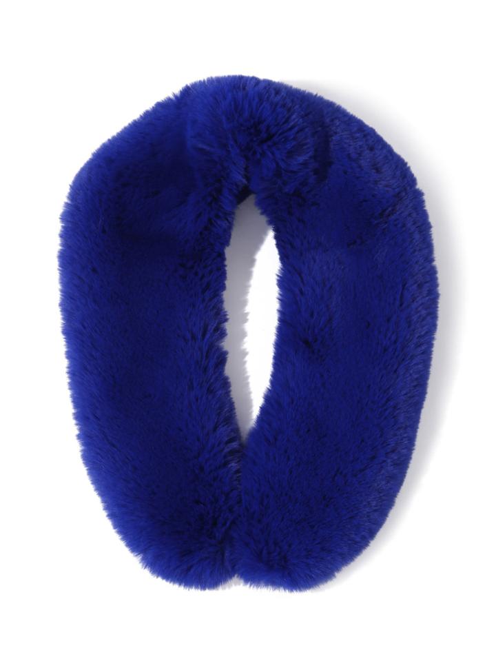 Romwe Faux Fur Wrap-around Tippet Scarf