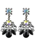 Romwe Latest Design Mix Color Elegant Women Fashion Stone Earrings