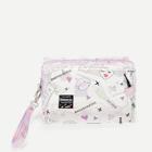 Romwe Mix Pattern Transparent Makeup Bag