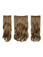 Romwe Harvest Blonde Clip In Soft Wave Hair Extension 3pcs