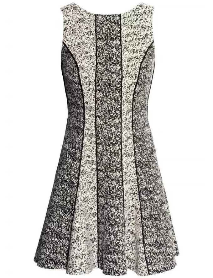 Romwe Sleeveless Flare Grey Slim Dress