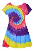 Romwe Circle Rainbow Bandhnu Slim Dress