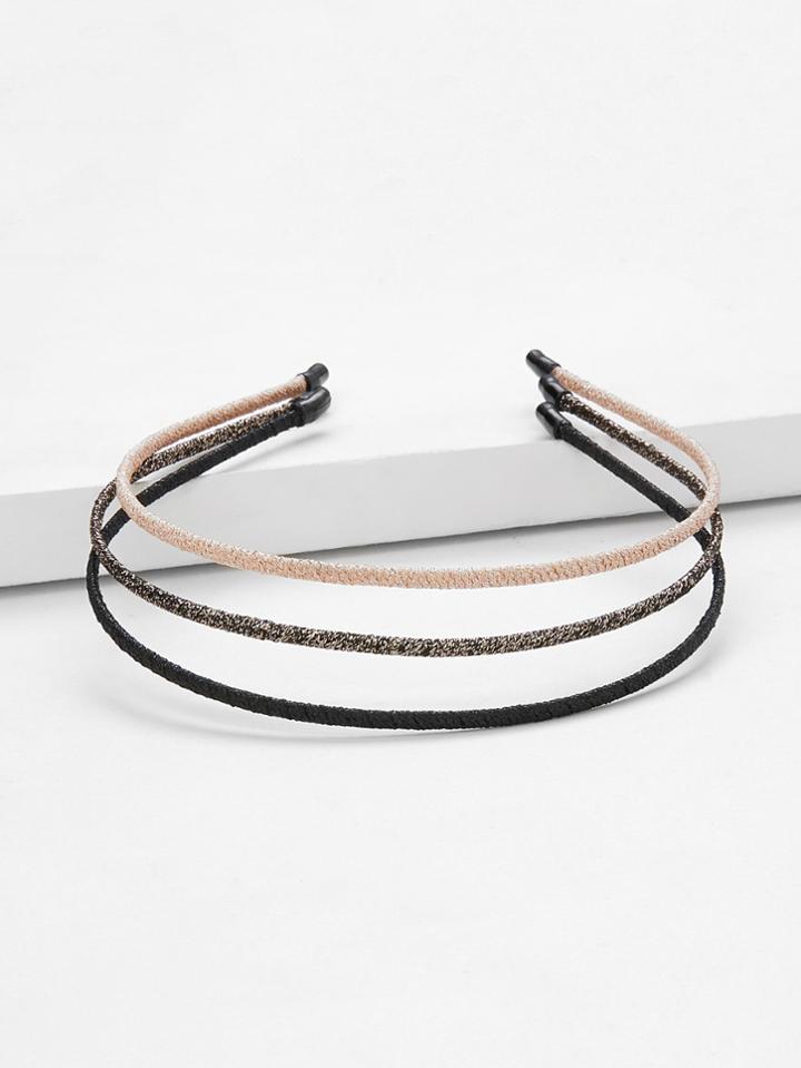 Romwe Skinny Headband 3pcs