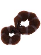 Romwe Coffee Caterpillar Disk Hair
