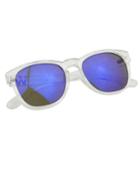 Romwe White Square Oversized Sunglasses