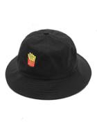 Romwe French Fries Embroidery Bucket Hat