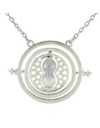Romwe Silver Running Earth Long Pendant Necklace