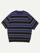 Romwe Men Striped Crop Tee