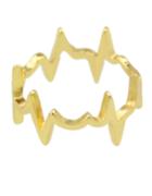 Romwe Gold Color Simple Rings