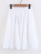 Romwe Elastic Waist Skirt