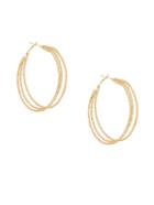 Romwe Golden Fashionable Geometric Earrings