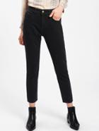 Romwe Pocket Patched Crop Jeans