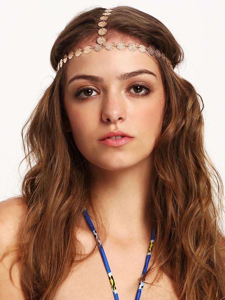 Romwe Gold Headpiece