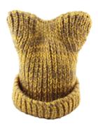 Romwe New Coming Yellow Trendy Winter Style Beautiful Lady Knitted Hat