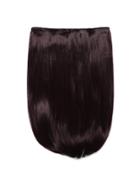 Romwe Plum Clip In Straight Hair Extension