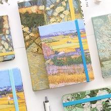 Romwe Oil Painting Cover Notebook 1pack
