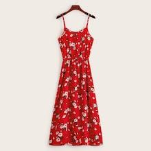 Romwe Ditsy Floral Cami Dress