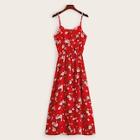Romwe Ditsy Floral Cami Dress