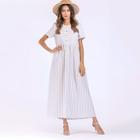 Romwe Striped Button Dress