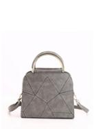 Romwe Geometric Design Pu Handbag With Strap