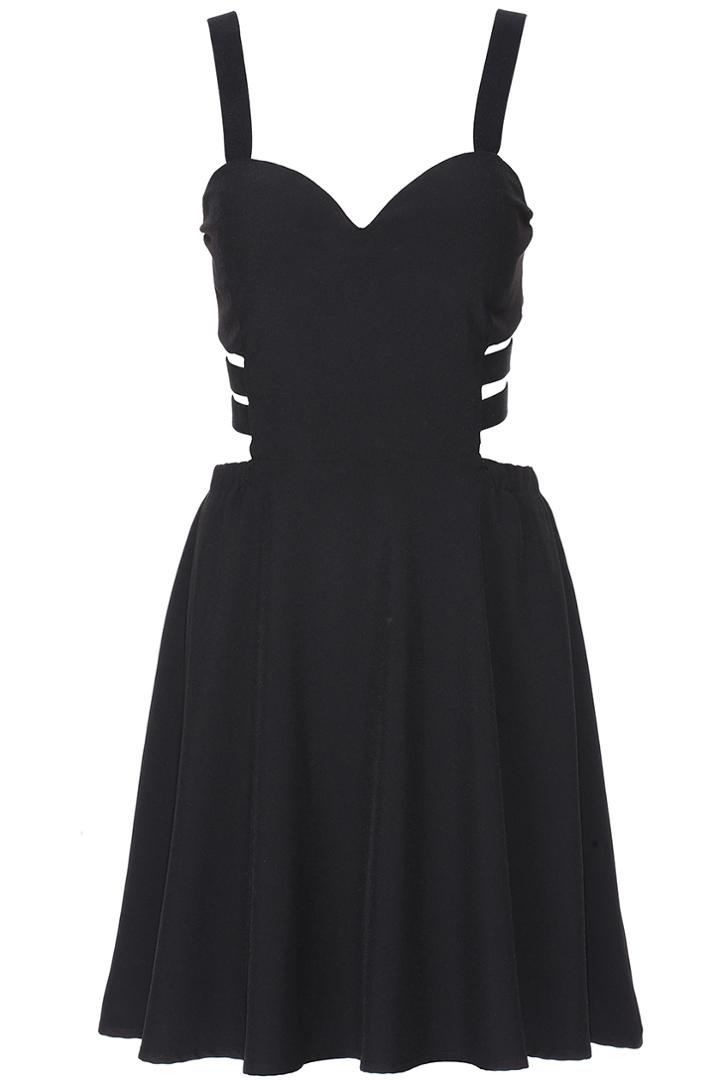 Romwe Romwe Hollow-out Back Camisole Dress