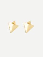 Romwe Triangle Shape Stud Earrings