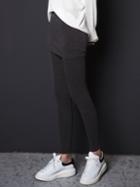 Romwe Dark Grey Skinny Fashion Skirt Leggings