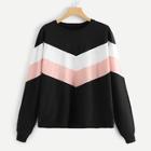 Romwe Plus Colorblock Sweatshirt