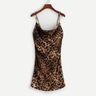 Romwe Leopard Print Dress