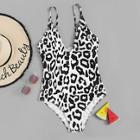 Romwe Random Leopard Swimsuit