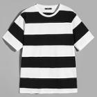 Romwe Guys Color Block Striped Top