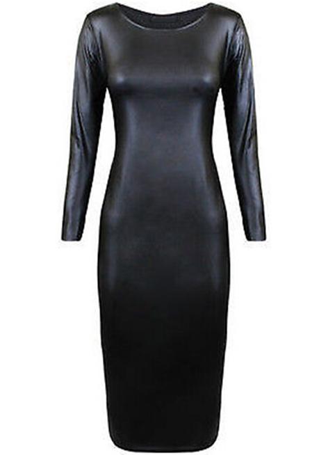 Romwe Fashion Bodycon Black Dress