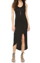 Romwe Round Neck Hollow Asymmetrical Dress