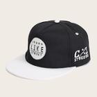 Romwe Guys Letter Embroidery Snapback Cap