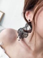 Romwe Statement Lace Earrings