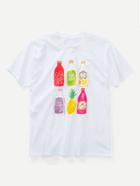 Romwe Juice Bottles Print Tee