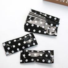 Romwe Polka Dot Print Packaging Bag 200pcs