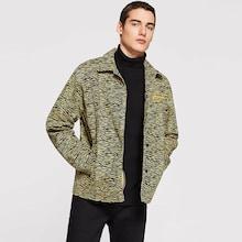 Romwe Guys Patch Detail Zebra Print Jacket