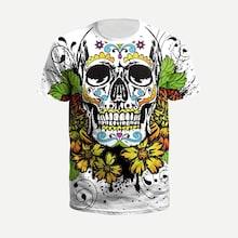 Romwe Guys 3d Print Tee